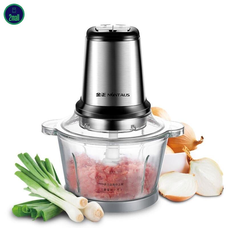 ลดราคา++NINTAUS Electric Food Chopper multi-function and large capacity Grinder เครื่องบดเนื้อ 2Lแท้ 100%  ส่งไว
