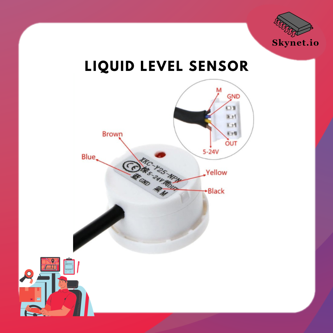 Non‐contact Liquid Level Sensor [XKC‐Y25‐V 5-24V ( Output R-Pullup VCC ...