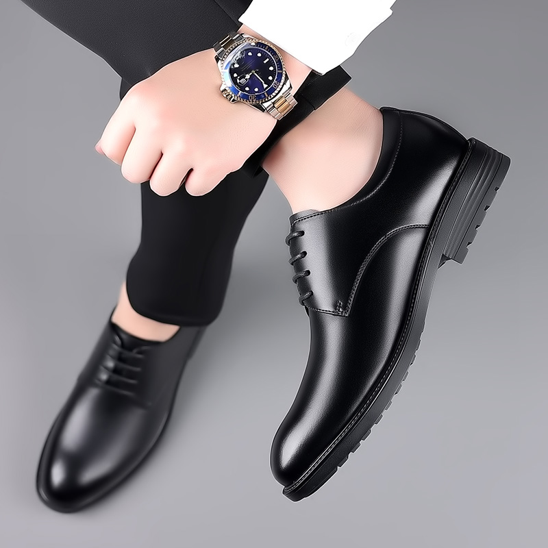 Giày Tây Da Nam Clarks_ - Becken Lace