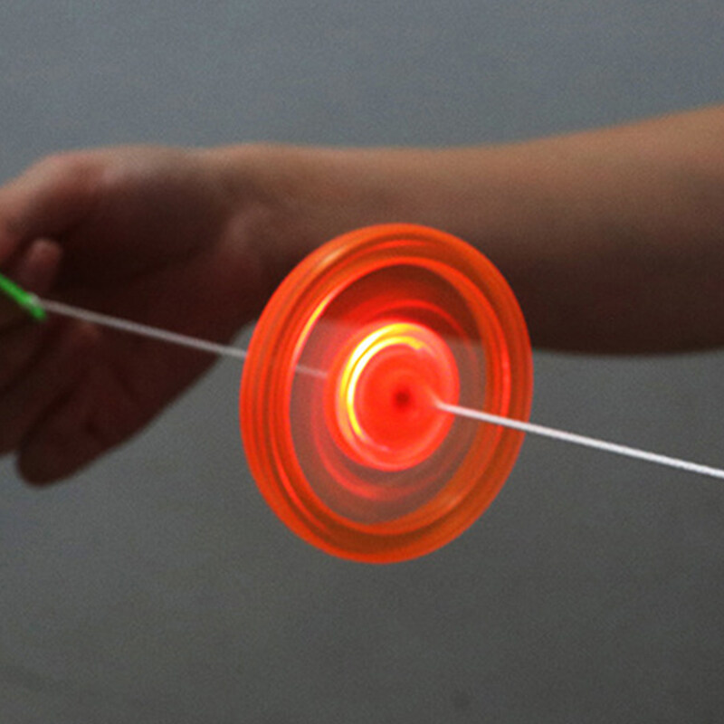 Xingtu แฟลชดึงสาย Led Flywheel เป่านกหวีด Creative คลาสสิกของเล่นสำหรับของขวัญเด็ก