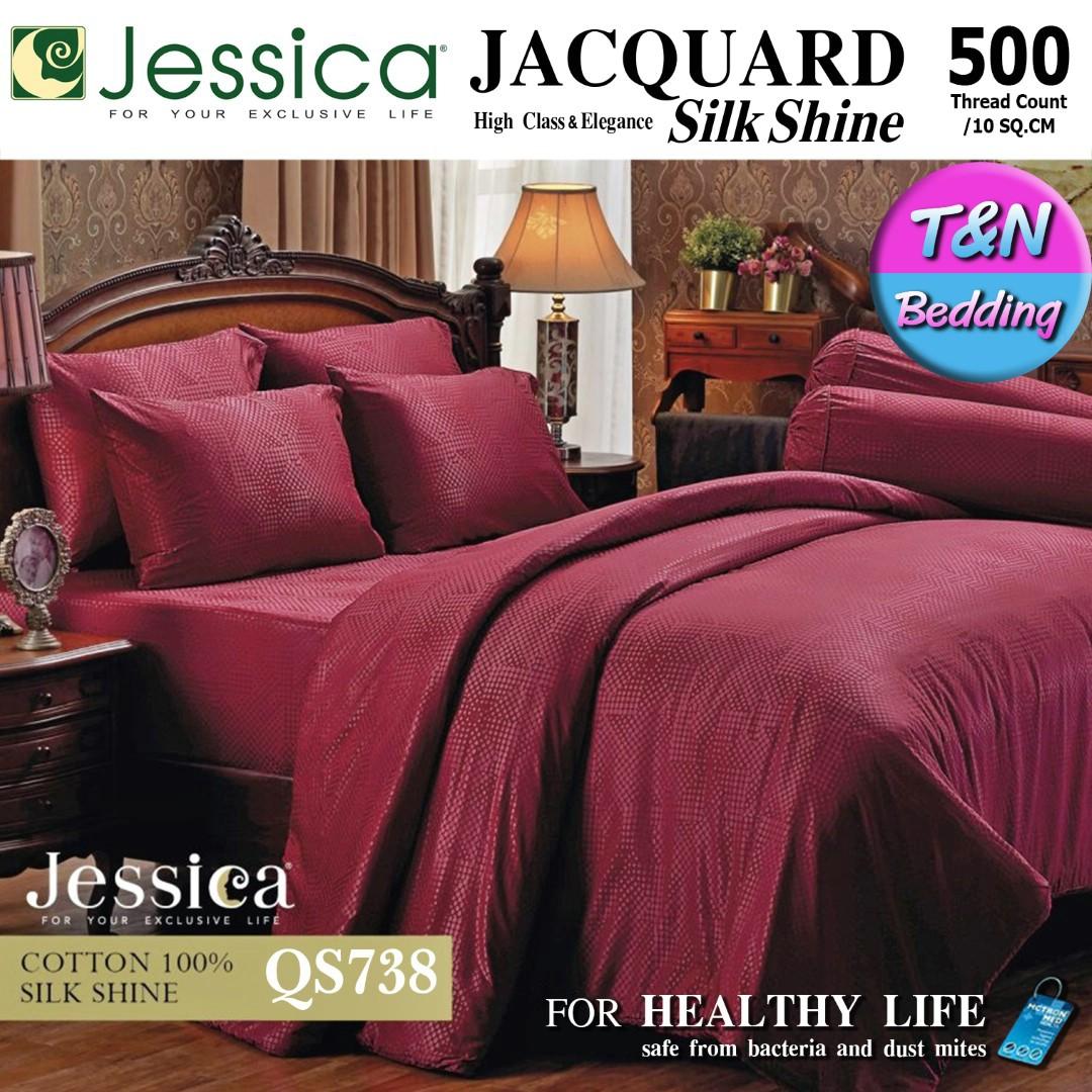 Jessica Jacquard ชุดผ้าปู (ขนาด M-5ฟุต/ L-6ฟุต) (ไม่รวมผ้านวม ...
