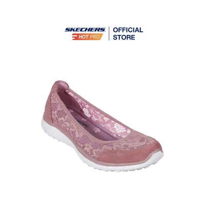 SKECHERS Microburst-Sweet Bloom - รองเท้าลำลองผู้หญิง รองเท้าผู้หญิง รองเท้าผ้าใบ - 23581
