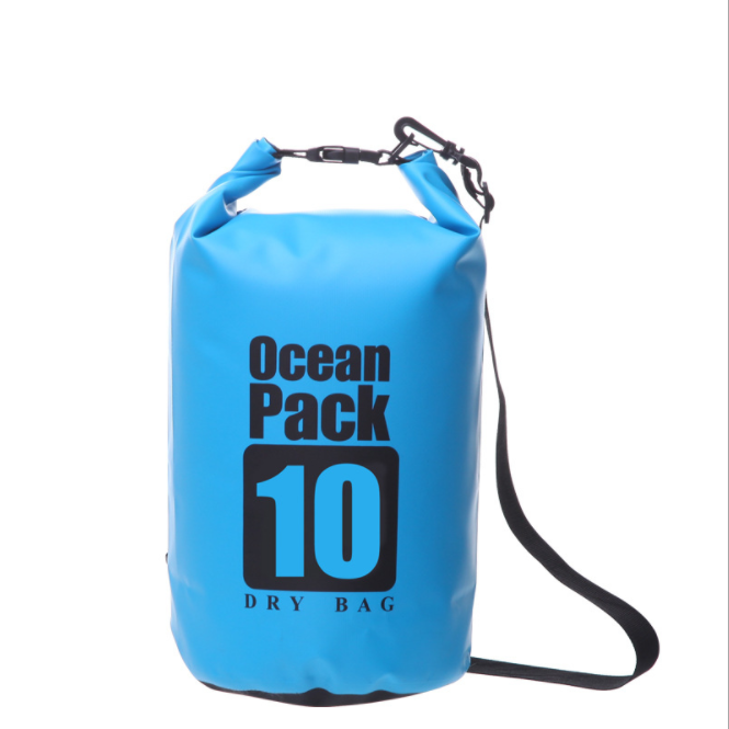 10 ลิตร กระเป๋ากันน้ำ Ocean Pack กระเป๋ากันน้ำ ถุงกันน้ำ ตาข่ายพีวีซีถุงกันน้ำถุงกันน้ำถุงกันน้ำกลางแจ้งถุงว่ายน้ำถังน้ำ กระเป๋า ความจุ