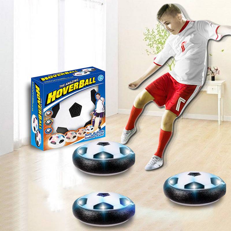 (ส่งด่วนๆ)ลูกฟุุตบอล  [A0053] ของเล่น Hover Ball ฟุตบอลของเล่นเพื่อฝึกฝนทักษะการเล่นฟุตบอลสำหรับในร่มมีไฟ LED