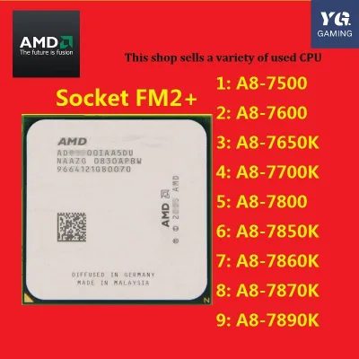AMD A10 6800K 6700 6600K 6790K 5700 5800k A10 7800 7700K 7850K 7860K 7870k 5700K 7500 7680K 7650K CPU quad-core FOUR CORES FM2+ CPU