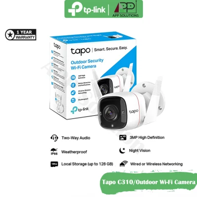 TP-Linkกล้องวงจรปิดไร้สาย Tapo C310/Outdoor/3 ล้านพิกเซล(สินค้ารับประกัน2ปี)-APP Solution