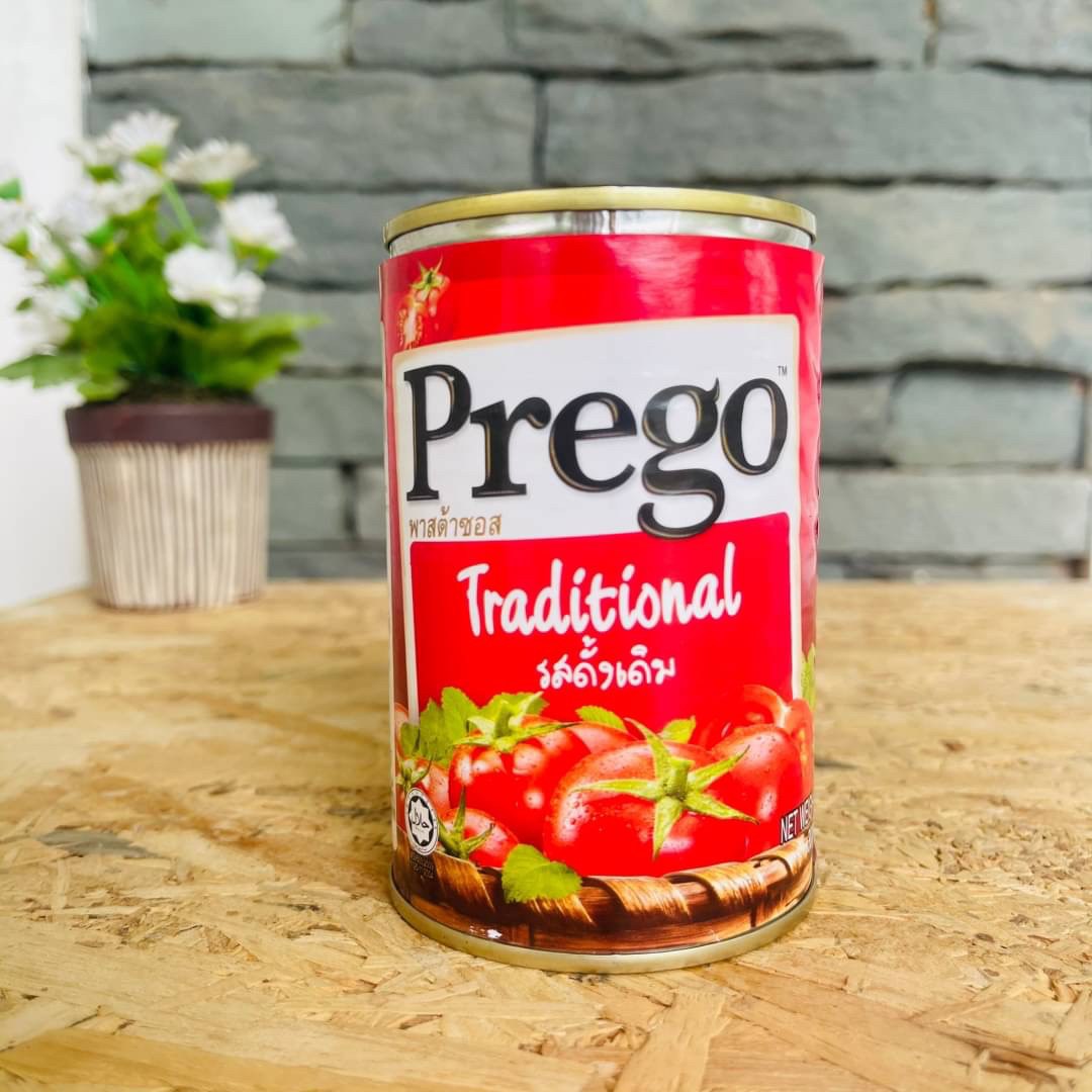 พรีโก้ ซอสพาสต้า พาสต้าซอสรสดั้งเดิม ซอสมะเขือเทศ ตราพรีโก้ Prego ขนาด 295 กรัม