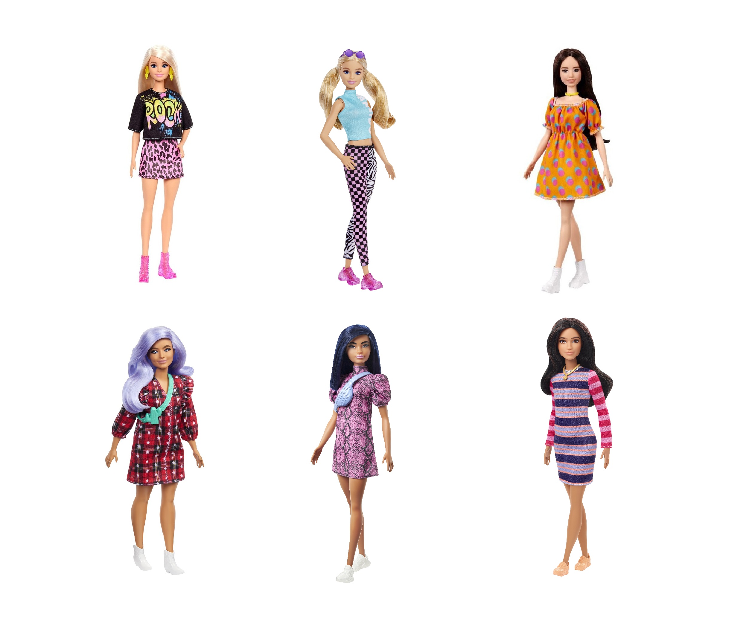 Barbie Fashionistas Doll ตุ๊กตา บาร์บี้ แฟชั้่นนิสต้า 2021 ของเล่นเด็ก Fbr37. 