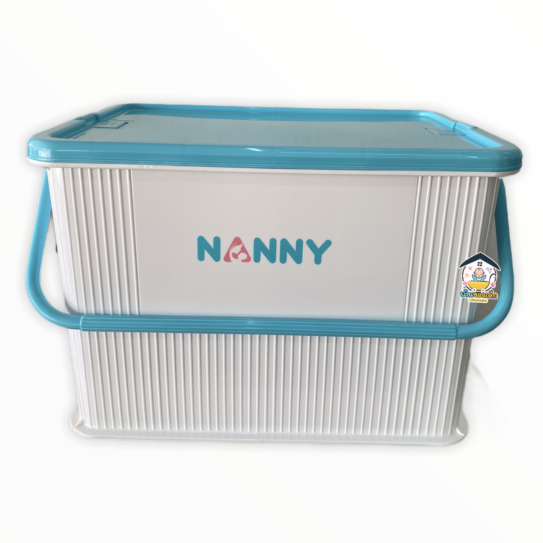 Nanny กล่องเก็บของอเนกประสงค์ ขนาดใหญ่ มีหูหิ้ว รุ่น N3040