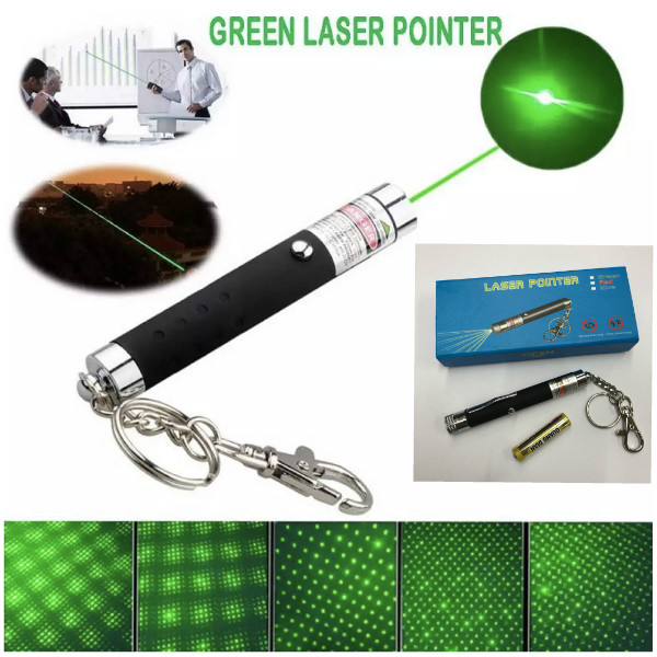 LA&A Green laser pointer เลเซอร์พอยเตอร์ ปากกาเลเซอร์ สีเขียว SIZE S