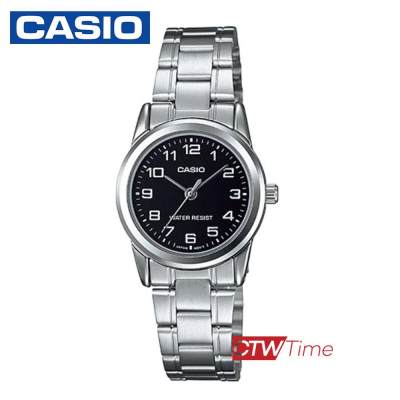 Casio Standard นาฬิกาข้อมือผู้หญิง สายสแตนเลส รุ่น LTP-V001D Casio Standard นาฬิกาข้อมือผู้หญิง สายสแตนเลส รุ่น LTP-V001D