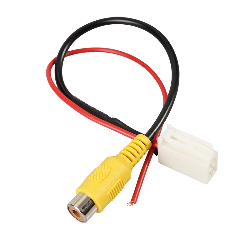 4-Pin RCA Reverse Camera Cable Adapter – Male Connector For Toyota Radio