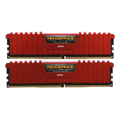 RAM DDR4(3200) 16GB (8GBX2) CORSAIR Vengeance LPX Red (CMK16GX4M2B3200C16R) Advice Online