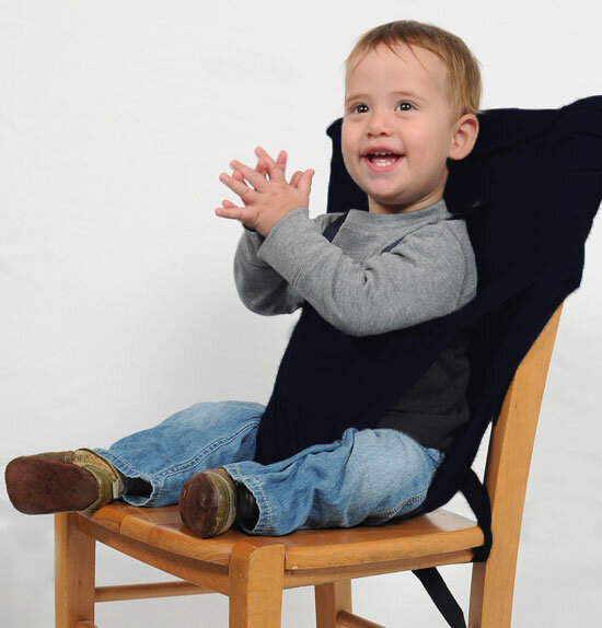 เก้าอี้เด็กพกพาได้ ที่นั่งเด็ก เก้าอี้กินข้าวเด็ก 6 เดือนขึ้นไป Sack’n Seat ใช้สวมติดเก้าอี้มีพนักได้เกือบทุกแบบ