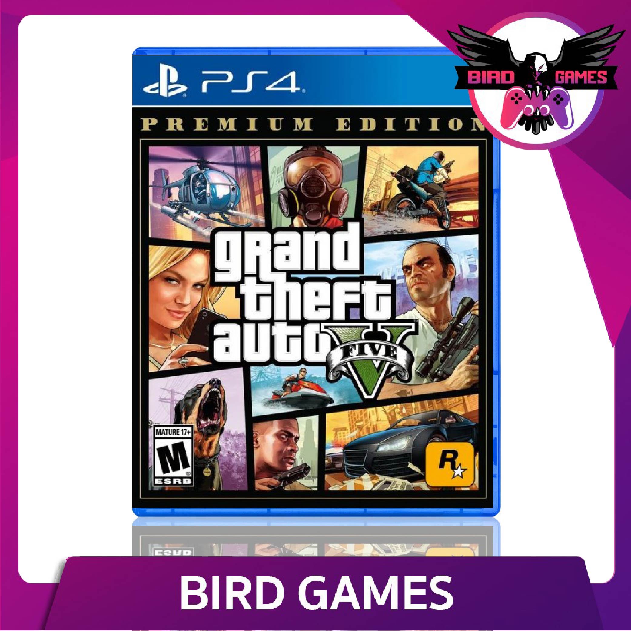 Ps4 Grand Theft Auto V Premium Edition แผ่นแท้ มือ1 Gta5 Gta 5 Gta V Gtav Birdgames Thaipick