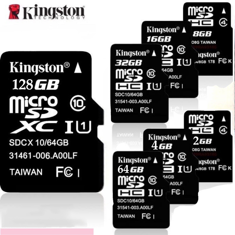 Kingston SD Card Memory Card Micro SD Card 32GB 64GB 128GB Class10 80MB/s