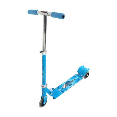 Scooter On สกูตเตอร์ สกูตเตอ สกูตเตอร์พับได้  ซุปเปอร์สกู๊ตเตอร์อลูมิเนียมไซด์ใหญ่ปรับระดับ 3 ระดับ [ฟ้า]