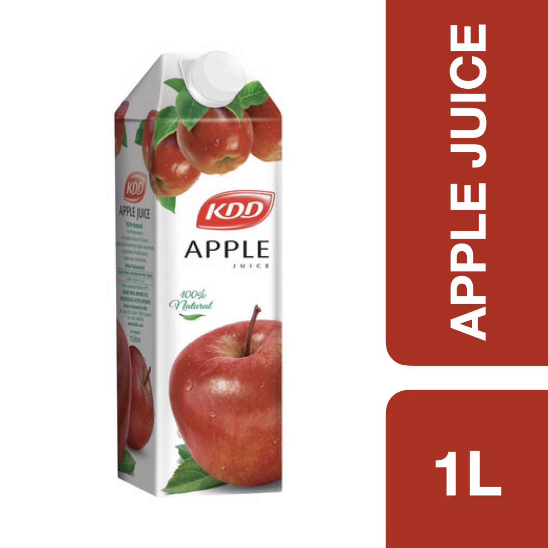 KDD Apple Juice 1L ++ เคดีดี น้ำแอปเปิ้ล 1 ลิตร