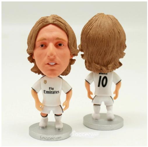 พวงกุญแจตุ๊กตาลูคา โมดริช (Luka Modric) เสื้อเบอร์ 10 เสื้อชุดเเข่ง  รีลมาดริด