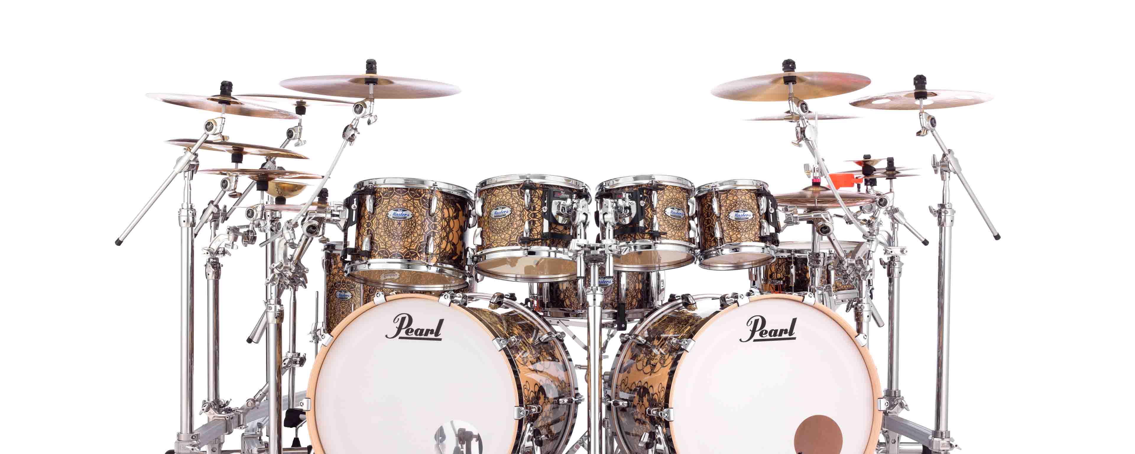 กลองชุด 5 ใบ Pearl MASTERS MAPLE COMPLETE Bass 22 +Tom 10 +Tom 12