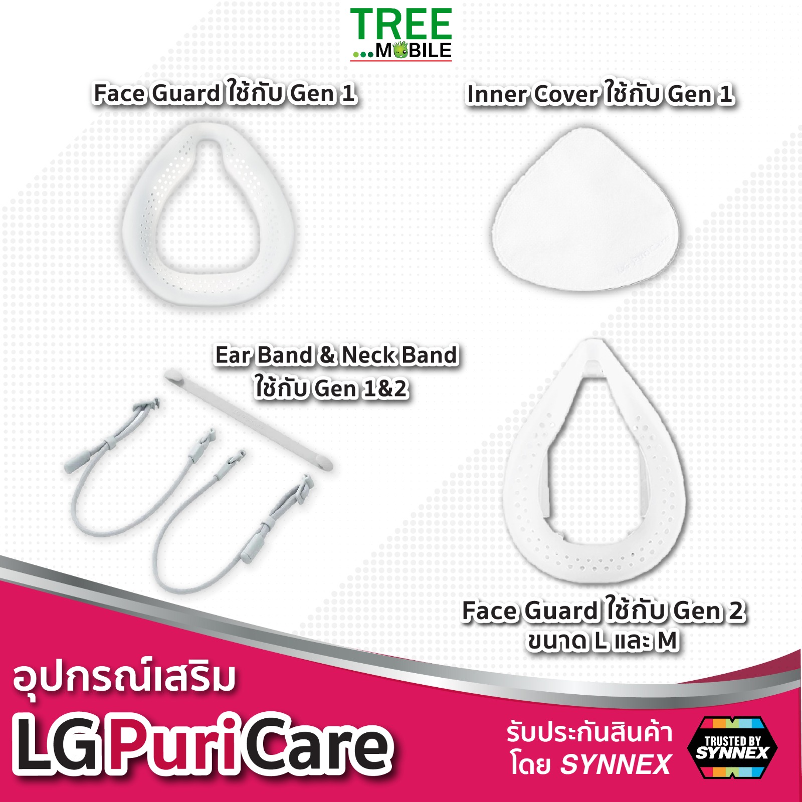 LG MASK Purifier Gen2 Puricare Air purifier Mask หน้ากาก LG ฟอกอากาศ ...