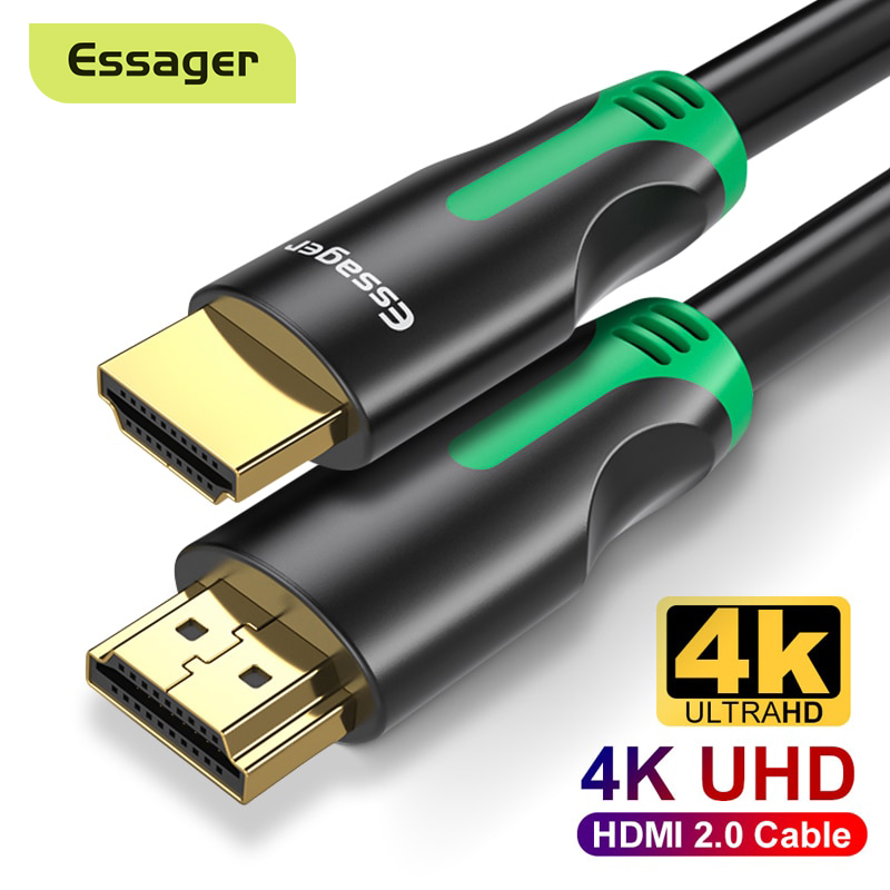 Essager สาย HDMI 4 พันชายกับชาย HDMI 2.0 สายเคเบิ้ลสำหรับ PS4 ทีวี