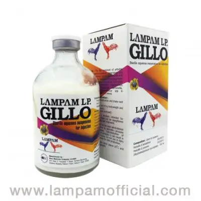 LAMPAM LP. GILLO 100 ml. ลำปำ แอลพี จิลโล 100 มล. การันตี ของแท้100% สินค้าใหม่ ไม่ค้างสต็อค จากบริษัทโดยตรง #ยาไก่ #ไก่ชน #ยาไก่ชน #ลำปำ #ไก่ชนต้องกินยาลำปำ