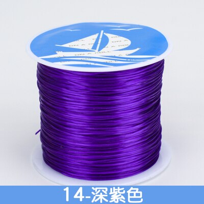 OAR Strong Elastic Thread Rope line cord use to string Crystal Beads  chromatic Oblate Elastic for diy Crystal Bracelet