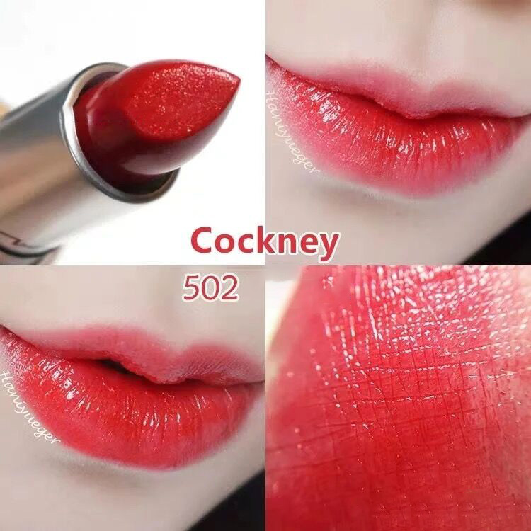 Rouge à Lèvres MAC Lustre Lipstick Shade 502 Cockney 3g - Neuf Sous Emballage