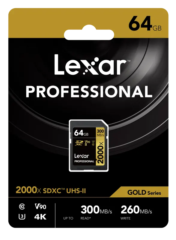 ภาพสินค้าLexar 64GB SDXC Professional 2000x (300MB/s) จากร้าน Legend Thailand บน Lazada ภาพที่ 5