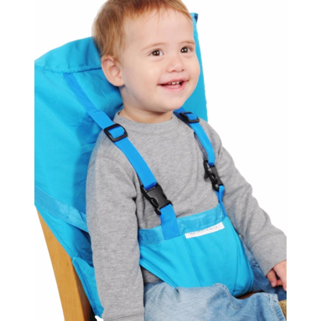 เก้าอี้เด็กพกพาได้ ที่นั่งเด็ก เก้าอี้กินข้าวเด็ก 6 เดือนขึ้นไป Sack’n Seat ใช้สวมติดเก้าอี้มีพนักได้เกือบทุกแบบ