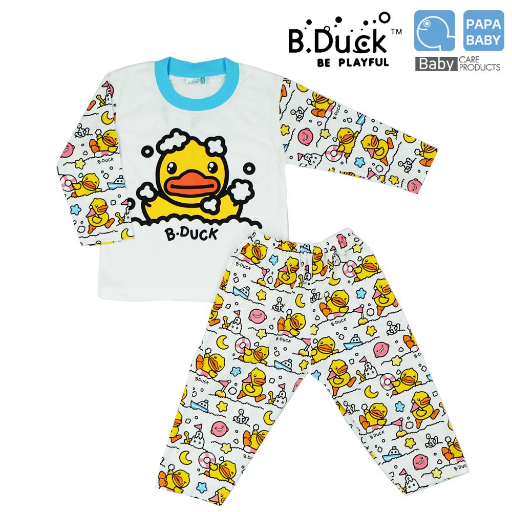 B.Duck เสื้อผ้าเด็ก ชุดนอนคอกลม เสื้อแขนสั้นแขนยาว กางเกงขายาว  รุ่น BD-A013