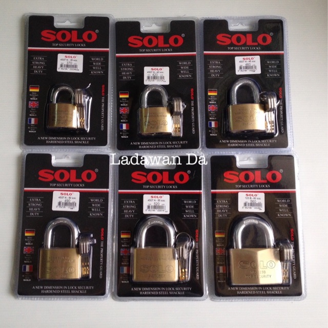 โปรโมชั่น กุญแจโซโล SOLO ทองเหลืองแท้ ราคาถูก กุญแจ กุญแจล็อค กุญแจประตู กุญแจ solo