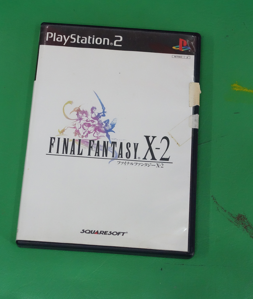 A2 ขายแผ่นเกมส์ของแท้ SONY PS2  เกมส์ตามปก FINAL FANTASY X-2  จำนวนผู้เล่น1คน  สินค้าใช้งานมาแล้วสภาพดีโซนเจแปนภาษาญี่ปุ่น   เก็บเงินปลายทางได้