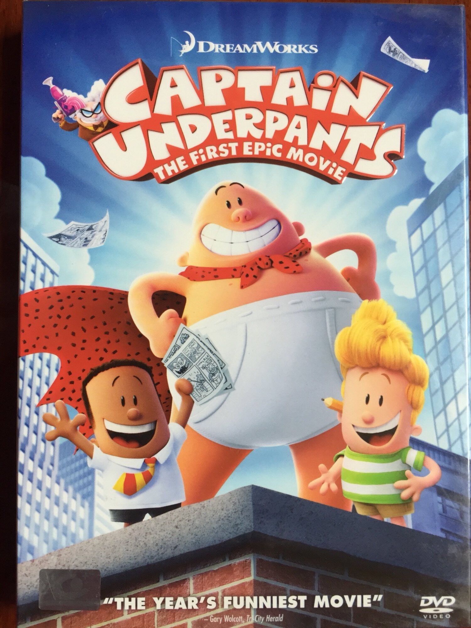 Captain Underpants: The First Epic Movie (DVD)-กัปตันกางเกงใน เดอะมูฟวี่ (ดีวีดี)