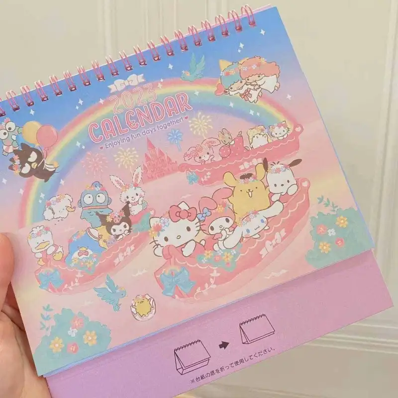 ภาพสินค้าพร้อมส่ง ปฎิทิน SANRIO ปี 2024 ด้านหลังปฎิทินมีให้จดโน๊ตได้ มีแผ่นสติกเกอร์ให้ติดน่ารักๆ ขนาด 209 cm จากร้าน Lovely Nice Shop บน Lazada ภาพที่ 7