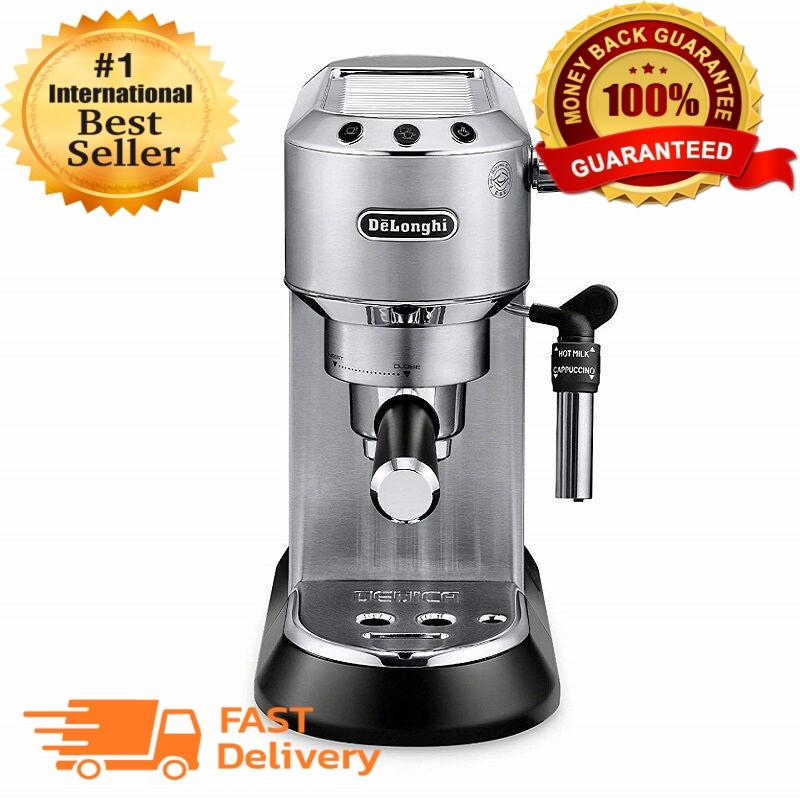 Wow!!! สุดตริ่ง!!! JD-Tea and Coffee Maker De'Longhi เครื่องชงกาแฟเอสเพรสโซ่ Dedica Style รุ่น EC685.M สีเงิน เครื่องชงชากาแฟ เครื่องชงกาแฟ nespresso เครื่องชงกาแฟ เนสกาแฟ เครื่องชงกาแฟสดใช้ในบ้าน เครื่องชงกาแฟสด ราคาถูก