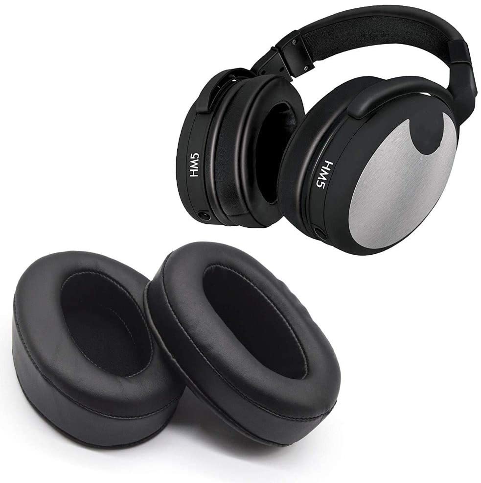 Replacement Ear Cushions Ear Pads Memory Foam Leather Earpads for ATH