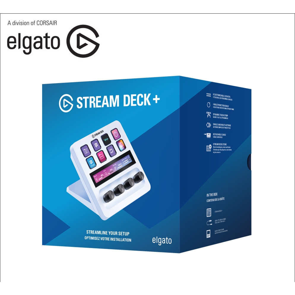 ELGATO Streaming STREAM DECK + WHITE ราคา 8,590 บาท*ส่งฟรี