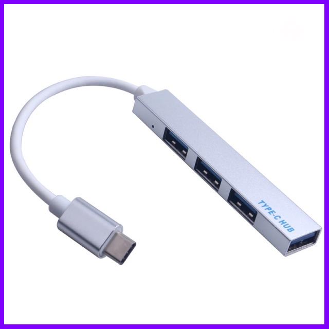 ประเภท-C ถึง 4 USB HUB Expander MINI Ultra-Thin แบบพกพา 4 พอร์ต USB 3.0 HUB Converter OTG อะแดปเตอร์สำหรับ Mac-Book ราคาถูกที่สุด