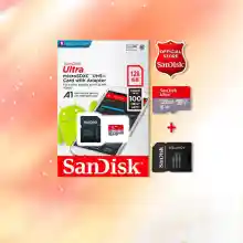 ภาพขนาดย่อของภาพหน้าปกสินค้าSanDisk Ultra การ์ดหน่วยความจำ Memory card micro SD Card 128GB ความเร็วอ่าน 100MB/s จุ (ของแท้) จากร้าน Sunny Time 1602840650 บน Lazada ภาพที่ 3