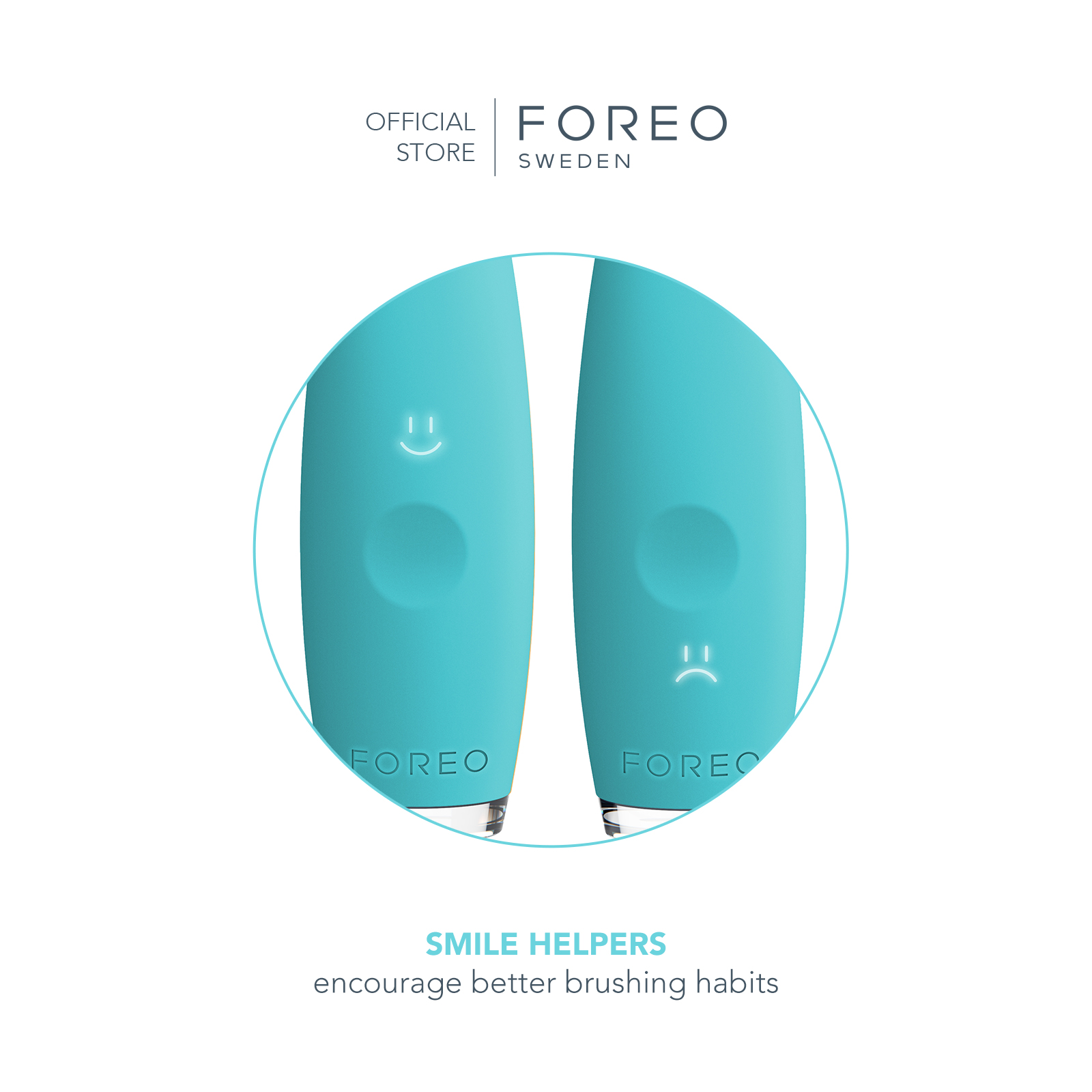 FOREO ISSA mini 2 Summer Sky แปรงสีฟันไฟฟ้า ฟอริโอ้ อิซซ่า มินิ 2 สีเขียว