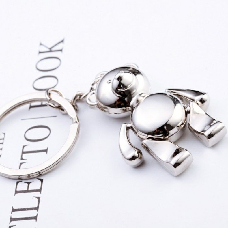 Creative ins limbs movable bear key pendant niche joker contracted for ...