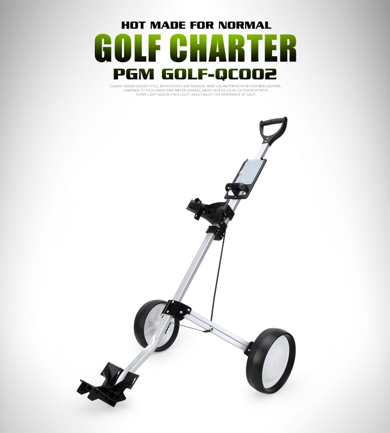 รถลากถุงกอล์ฟ PGM QC002 GOLF PUSH CAR