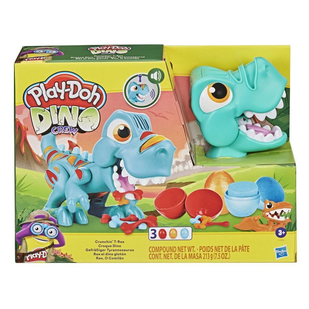 ของเล่น ชุดไดโนเสาร์ ทีเรกซ์ แป้งโดว์ เพลย์โดว์ ดินน้ำมัน ปั้น ของแท้ Play-Doh Dino Crew Crunchin' T-Rex