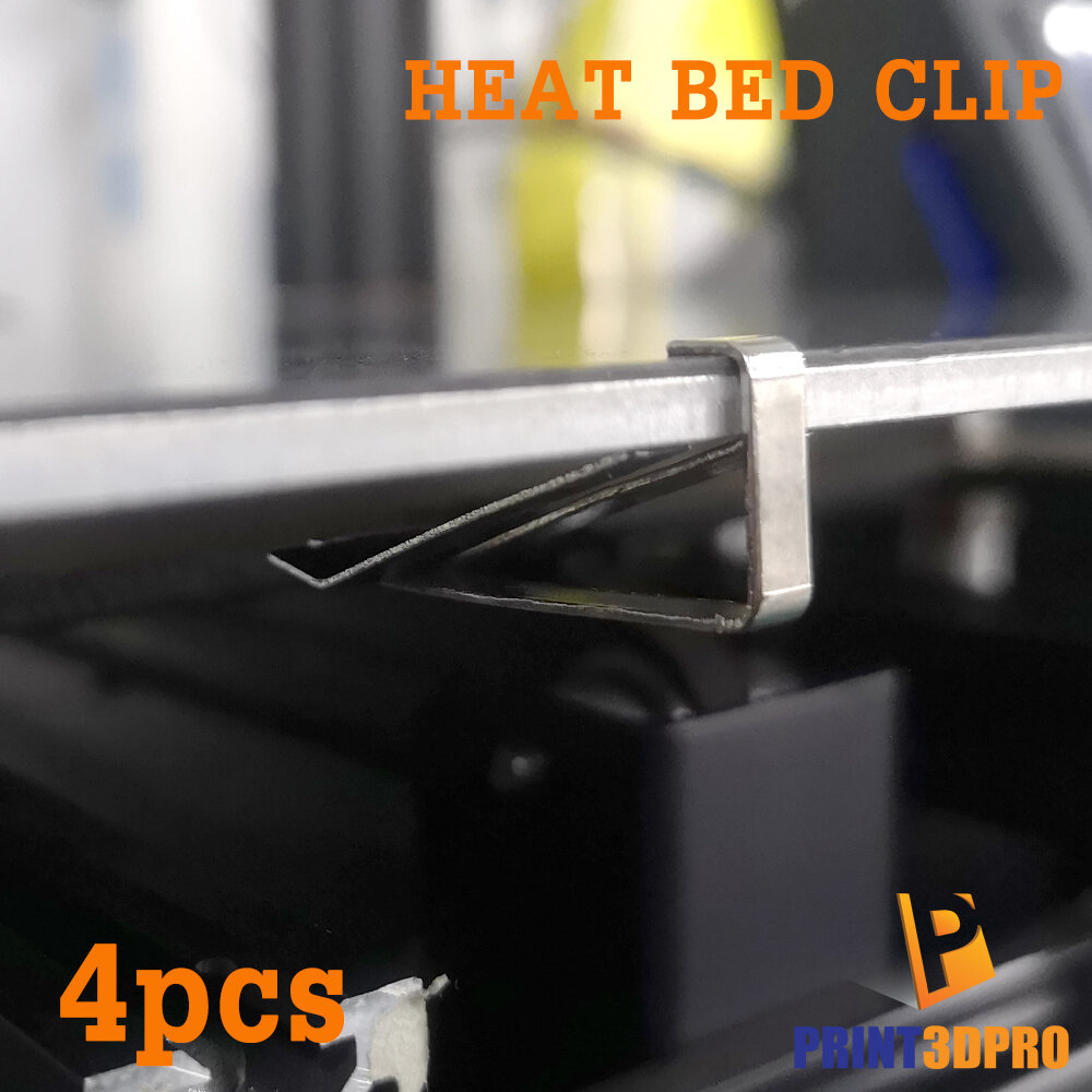 3D Part Heat Bed Clip คลิปหนีบฐานพิมพ์ 4ชิ้น สำหรับ 3D Printer