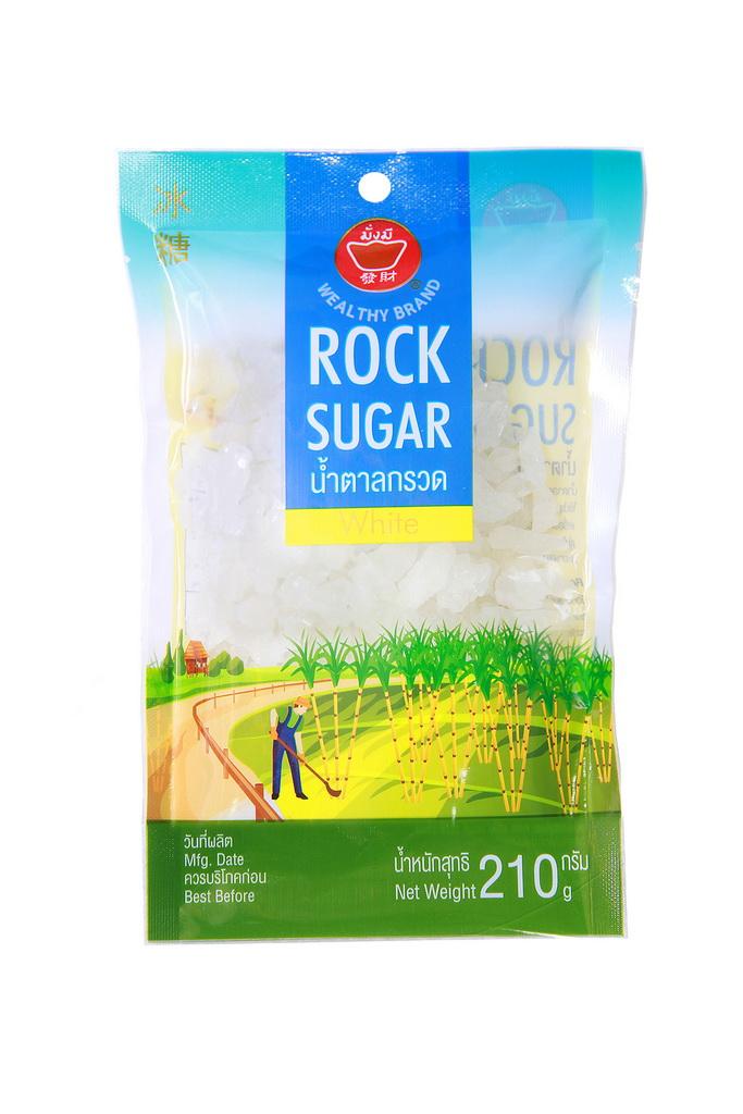 น้ำตาลกรวด ตรามั่งมี Rock Sugar 210g