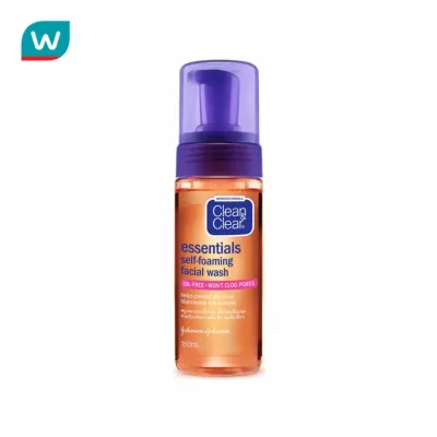 Clean & Clear Essentials Self-Foaming Facial Wash 150 Ml.