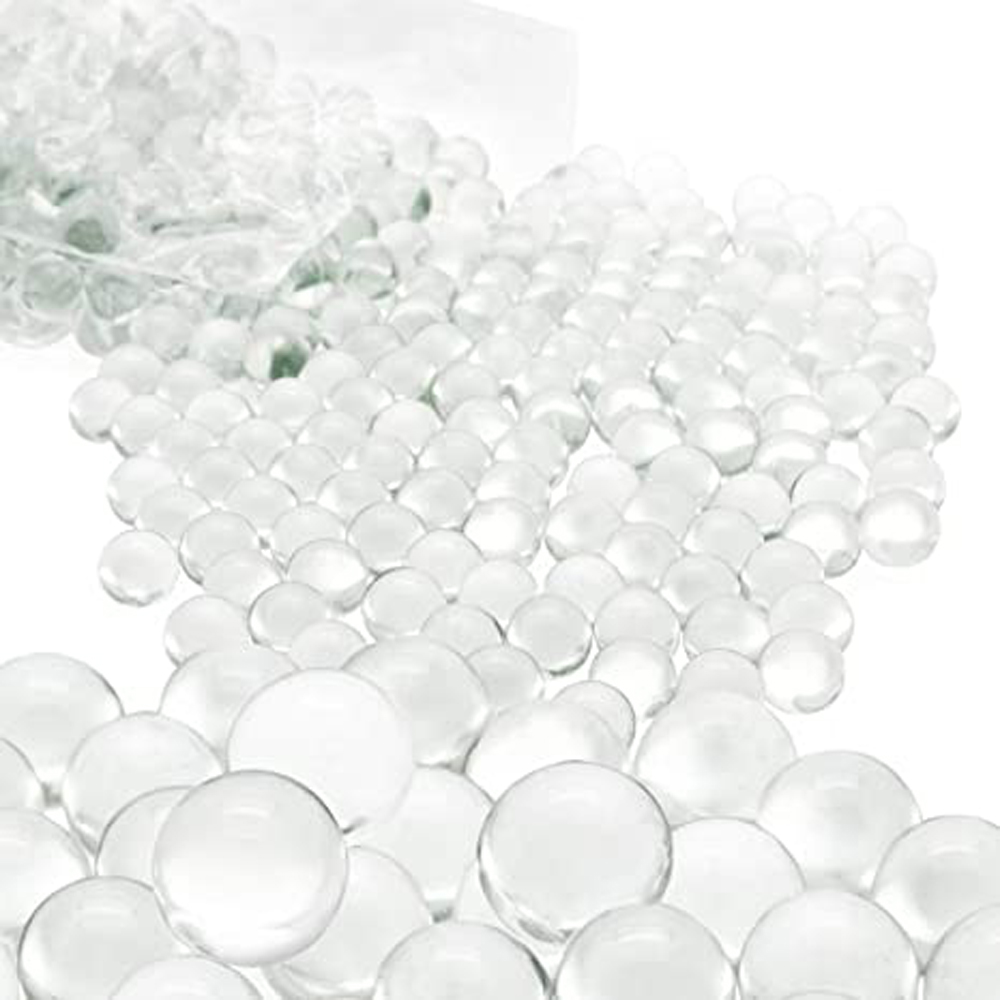 REATDI แจกันตกแต่งบ้าน Filler ลูกบอลเด้งดึ๋งรอบลูกปัดหินอ่อน Marbles เกม Marble Marble Clear แก้วหินอ่อนลูกบอลแก้วลูกบอลใสแก้วหินอ่อน