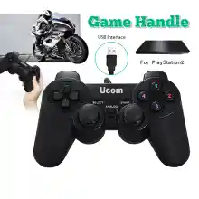 ภาพขนาดย่อของภาพหน้าปกสินค้าจอยเกมส์ คอนโทรลเลอร์ จอยสติ๊กเกม สาย USB Wireless Joystick Controlle รองรับPCWinXPWIN7WIN8WIN10 and other XBOX Plug and play B49 จากร้าน Happymall.TH บน Lazada ภาพที่ 1